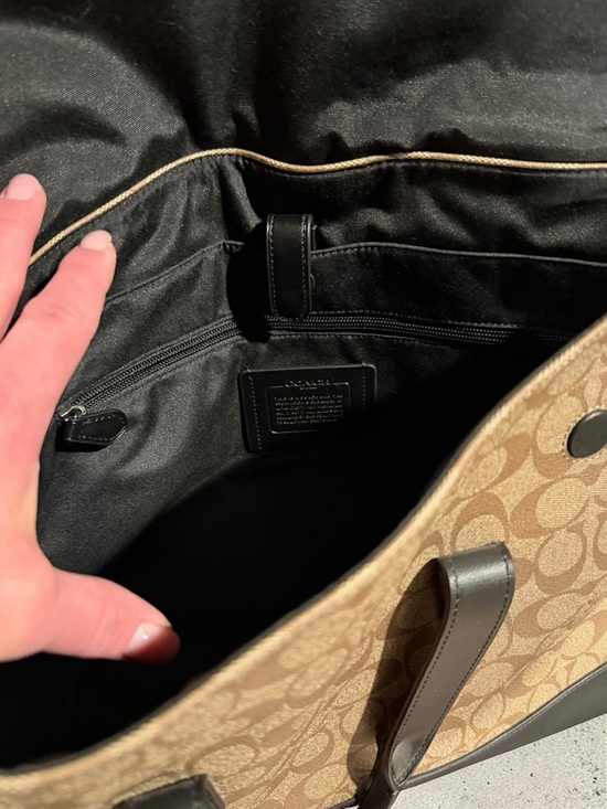 Coach Metropolitan Brief 40 in signature coated canvas - Picture 10 of 13